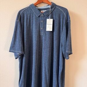 Tommy Bahama Polo Short Sleeve, Blue, NWT, 3XLB
